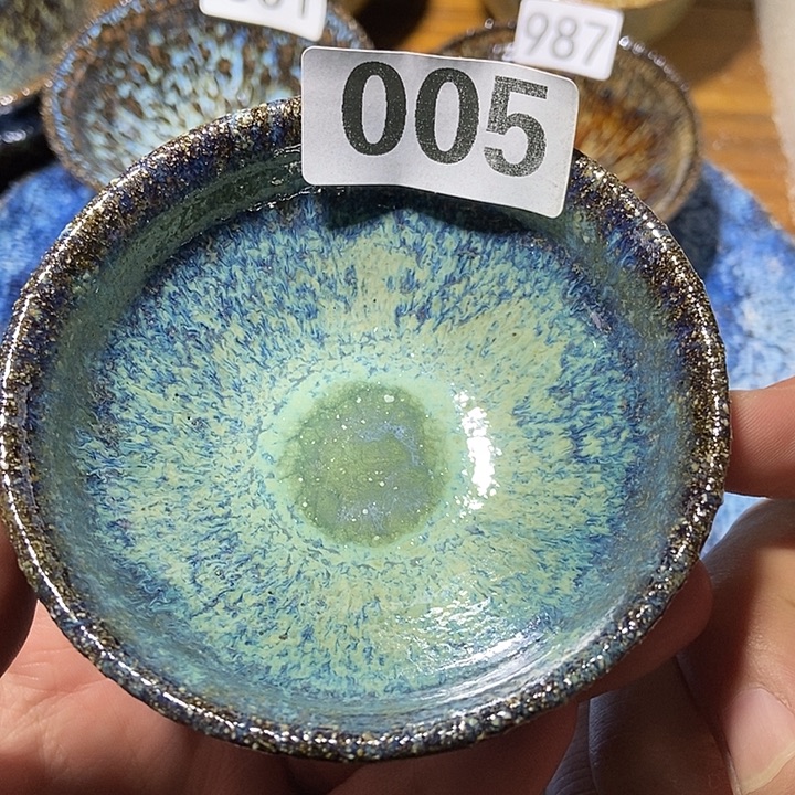 茶盏龙窑柴烧柴烧落灰