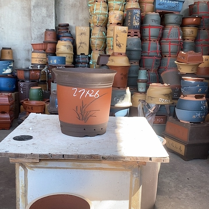 紫砂花盆紫砂花盆盆栽植物花卉苗木种植