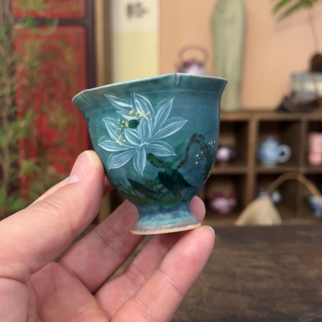 杯景德镇纯手工手绘陶瓷