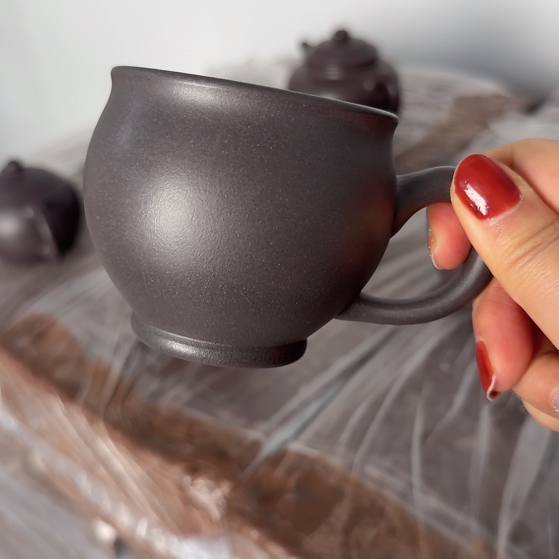 紫砂茶壶黄龙山原矿天青150