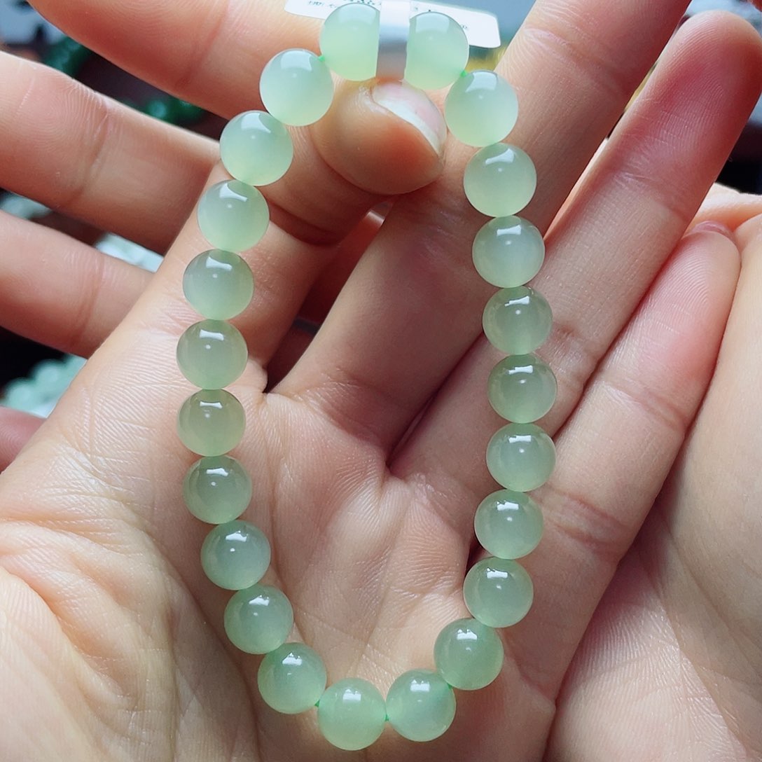 和田玉手链未镶嵌慢*、