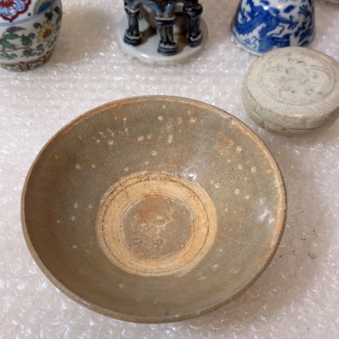 瓷片一个全手工制作制作龙泉碗