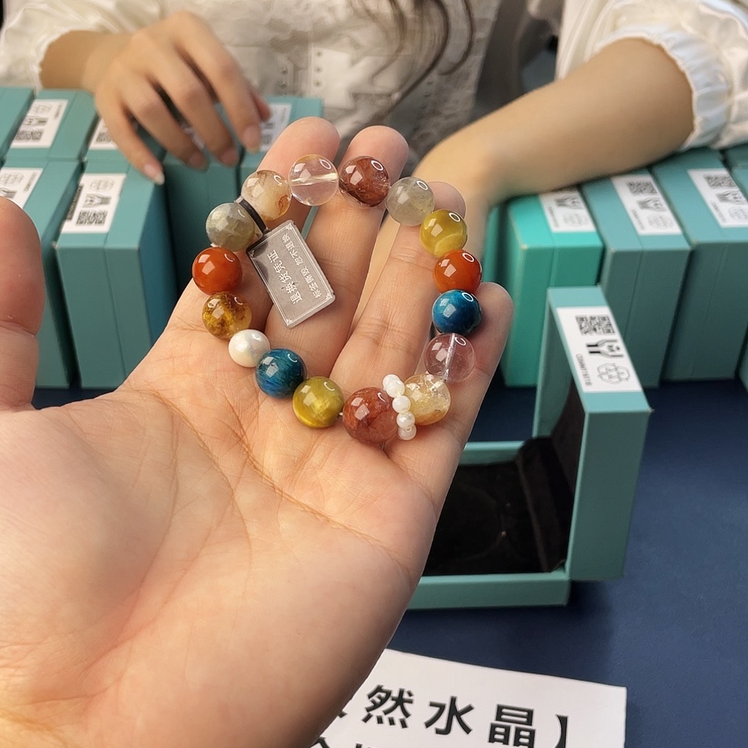 手链银S925镶嵌水晶