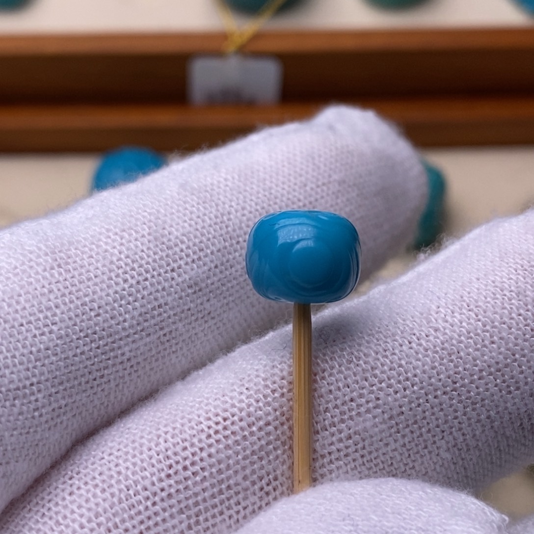 绿松石未镶嵌绿松石博古9.7