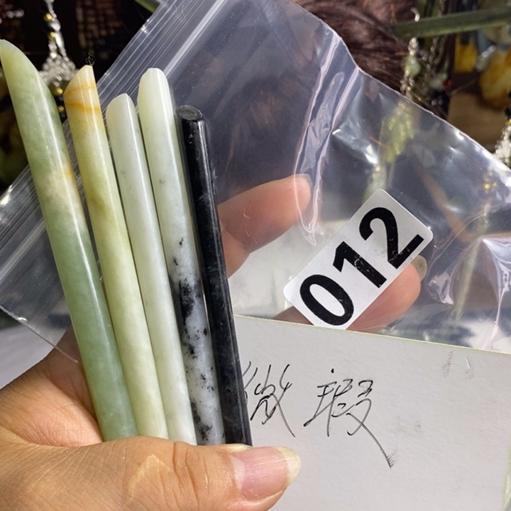 未镶嵌蛇纹石玉发饰