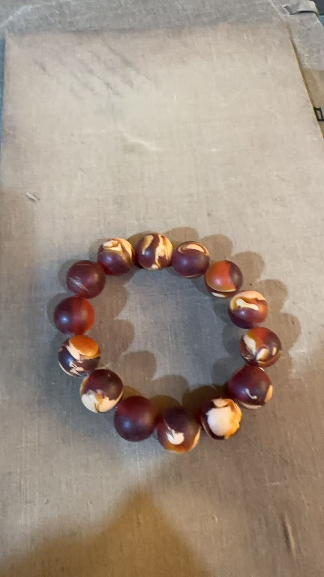 精品摆件红手串漂亮