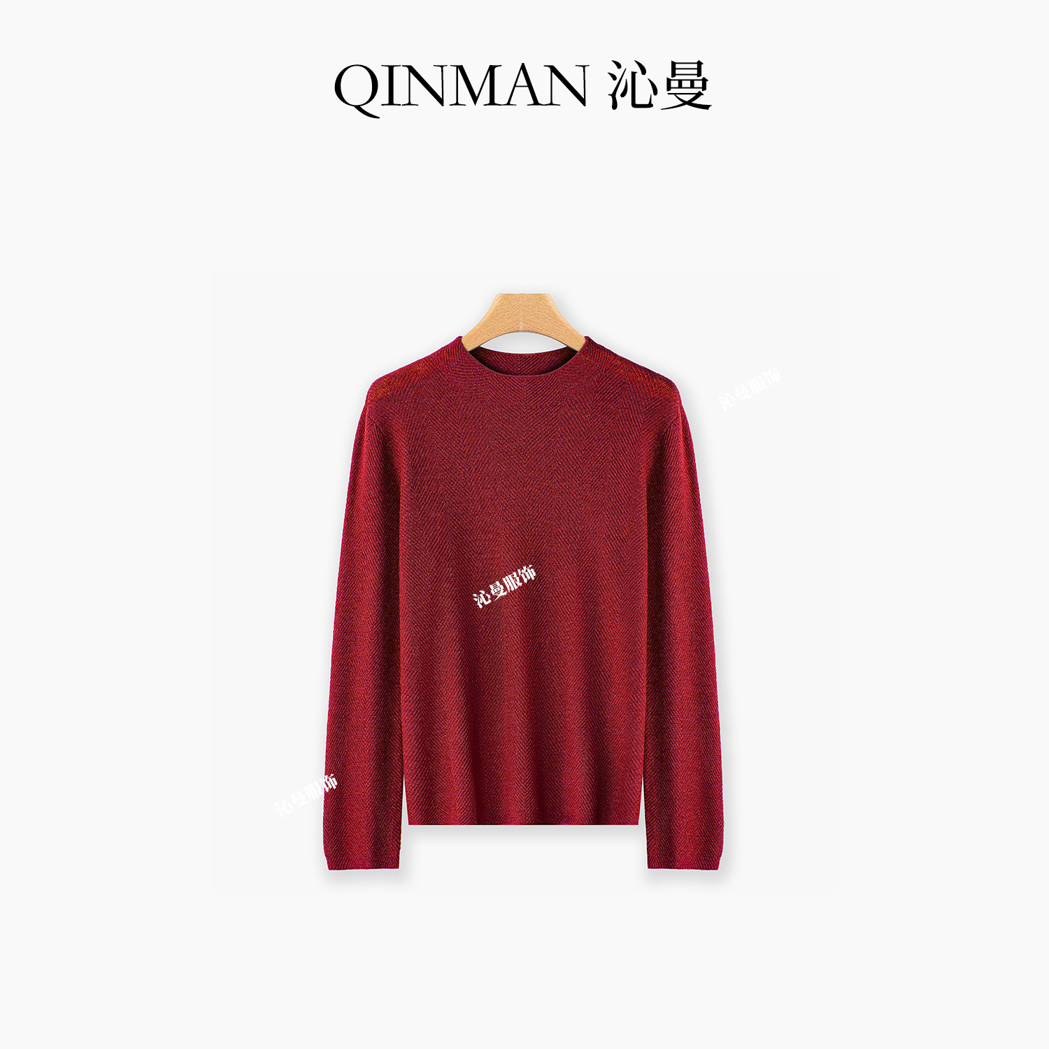Q6023 100%精仿羊毛半高领长袖羊毛衫内搭针织打底衫女秋冬