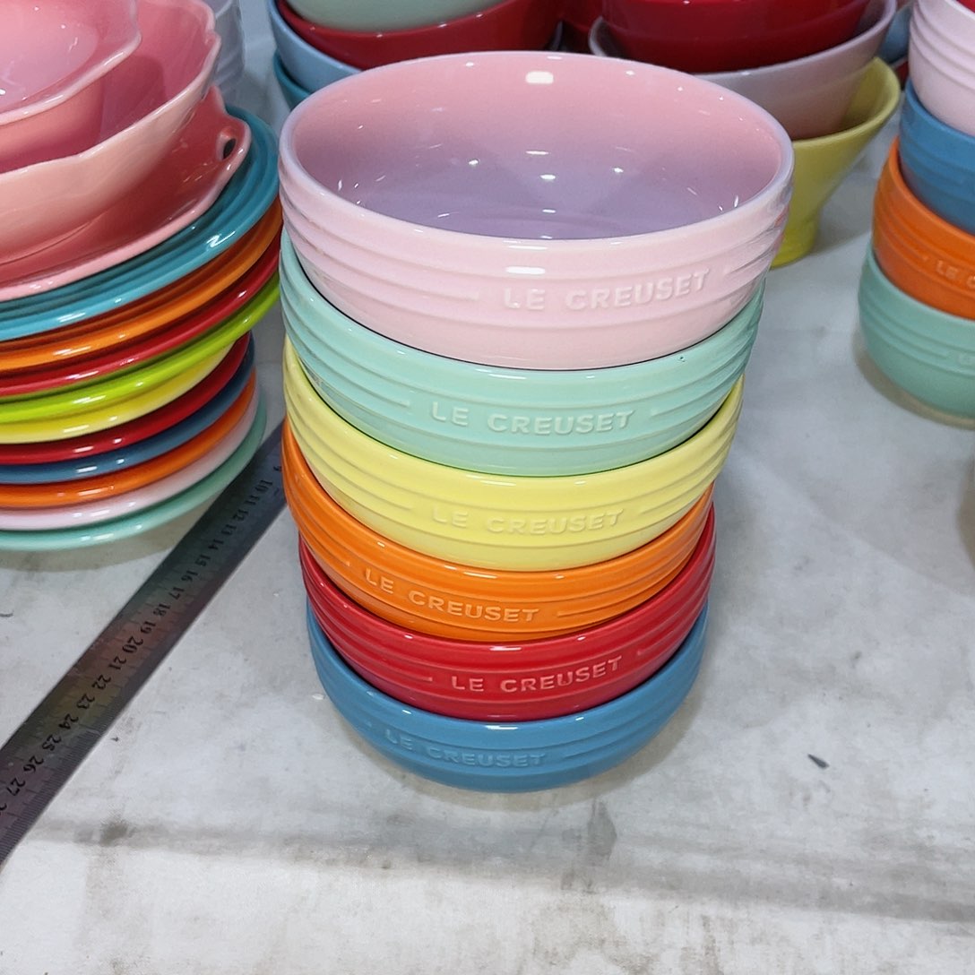 瓷片微瑕陶瓷餐具家用 两个5寸精品