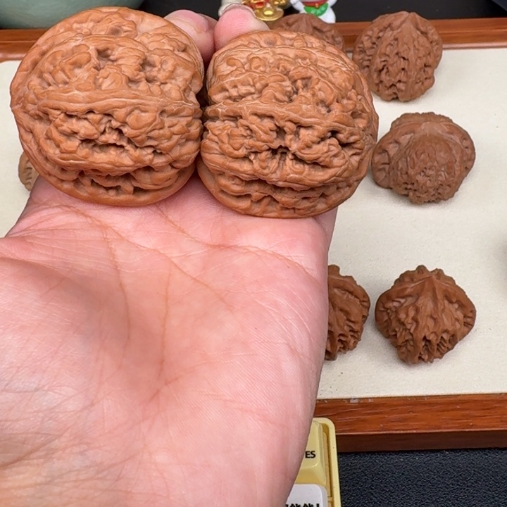 山***7把件文玩核桃全品大粗筋45