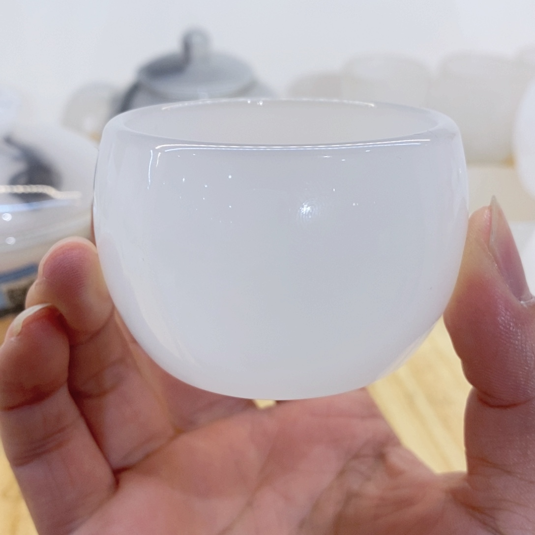 白玉琉璃客杯客杯