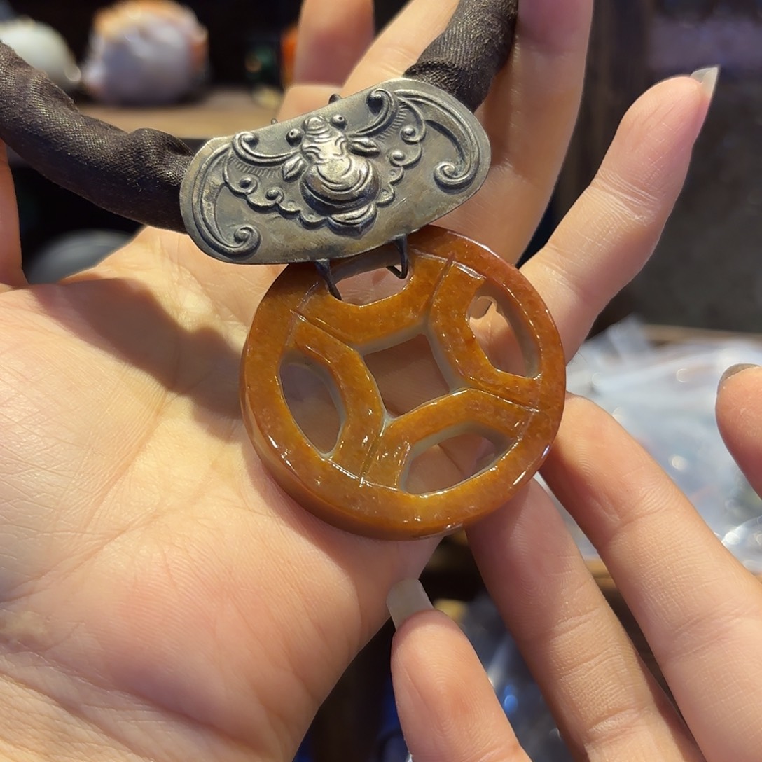 翡翠未镶嵌颈饰原创