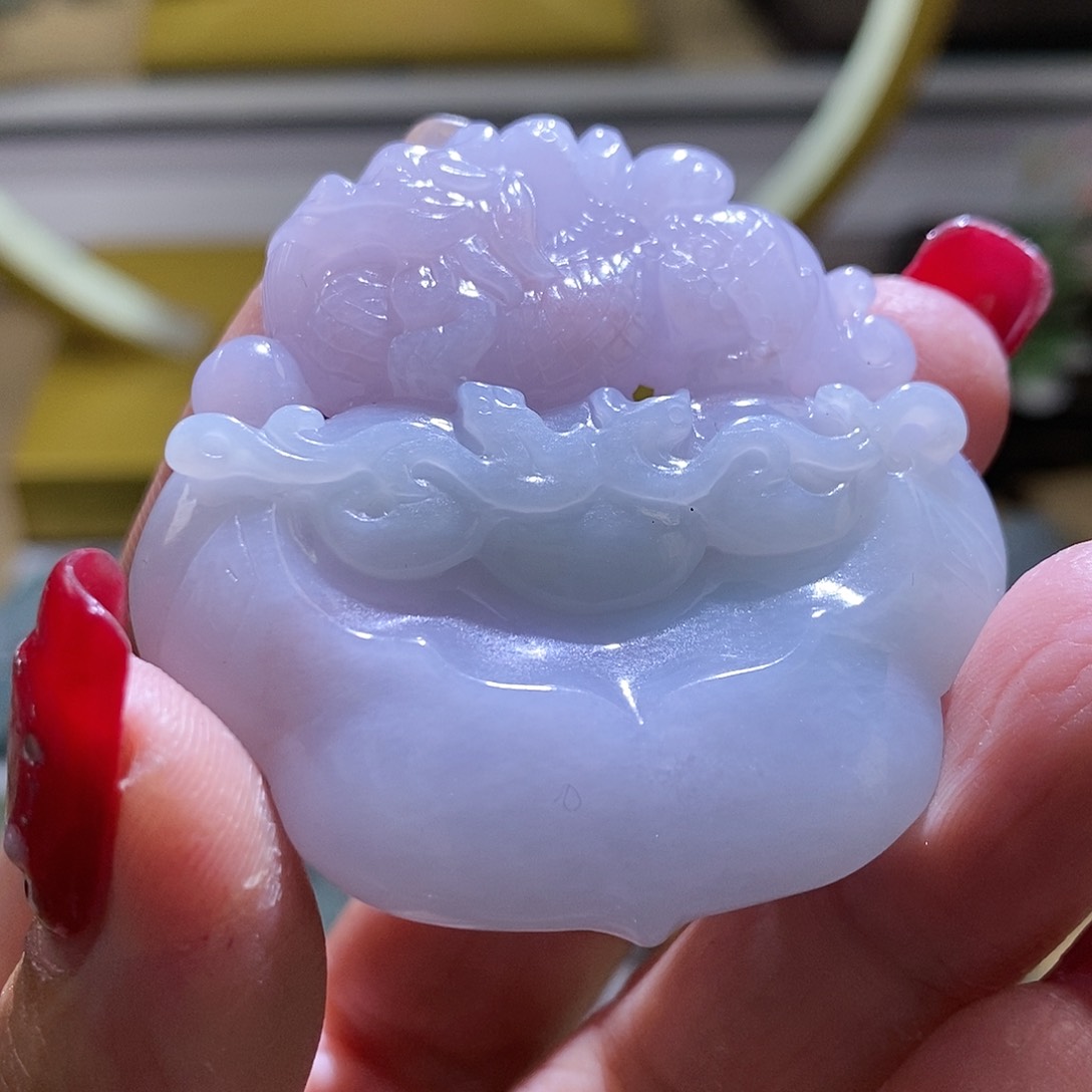 【闪购商品】翡翠颈饰未镶嵌麒麟