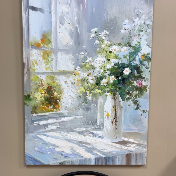 手工手绘精品油画70+100尺寸