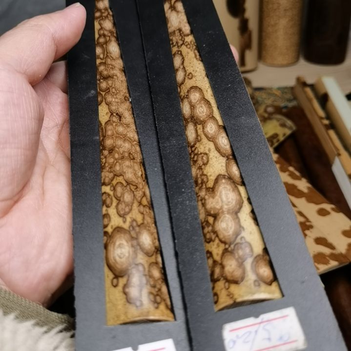 扇子大花梅鹿扇子料