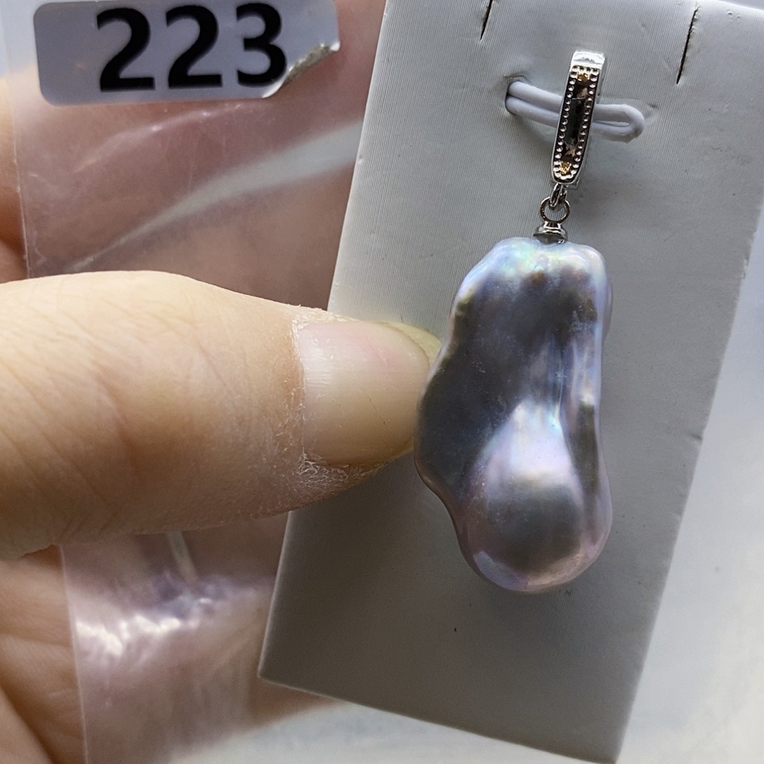 颈饰合金淡水珍珠