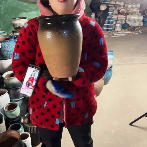 口20高29瑕疵盆子。