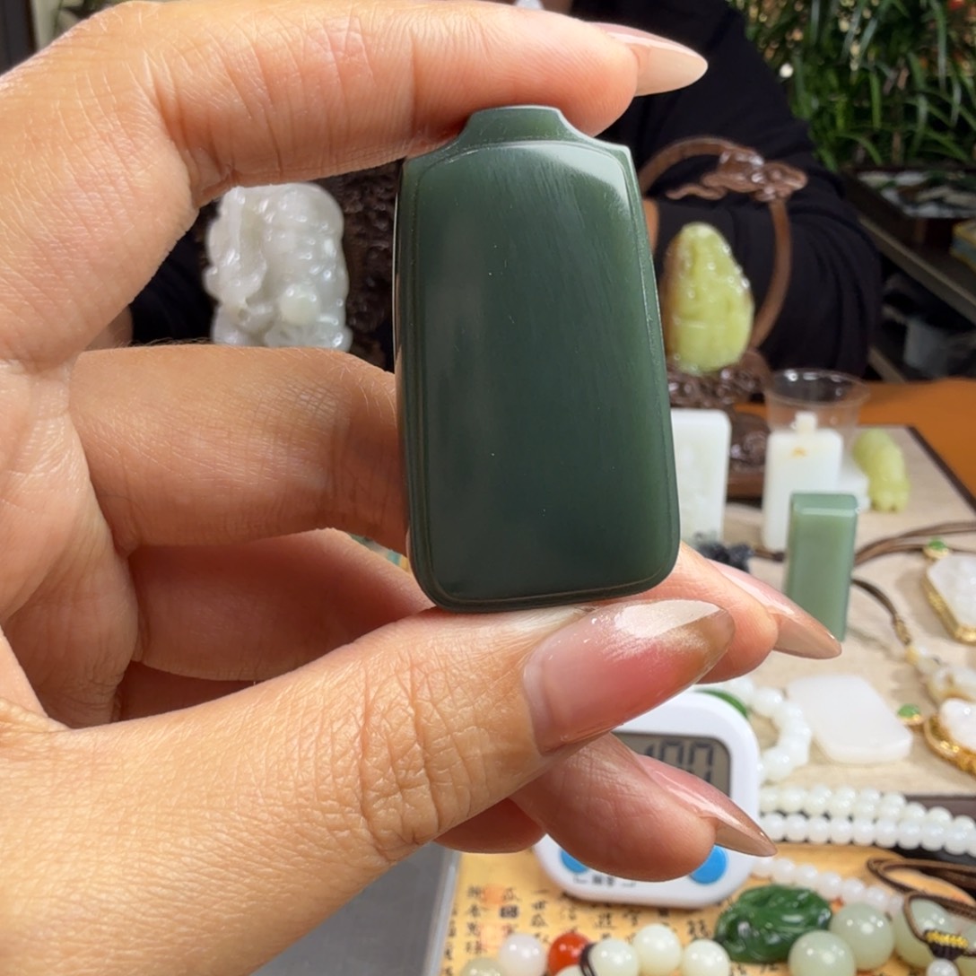 和田玉挂件未镶嵌虞