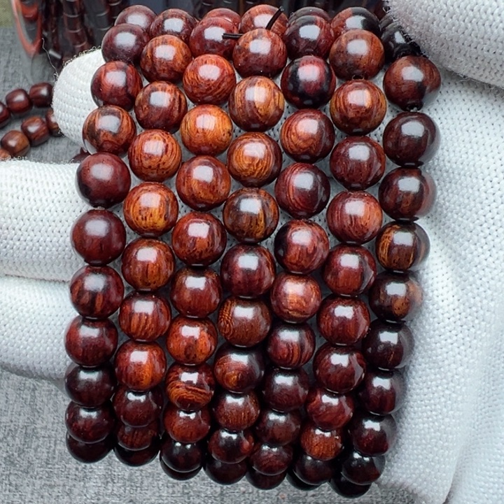 木0.8圆珠单圈花梨公