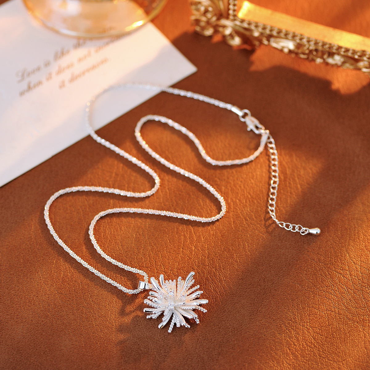 【烟花绽放】轻奢高级感烟花项链小众设计锁骨链