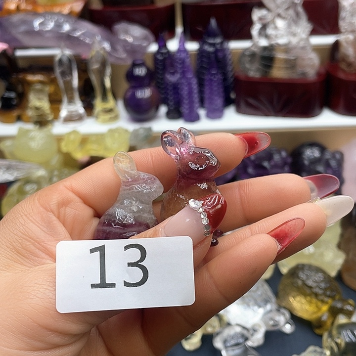 水晶摆件未镶嵌崽**越摆件