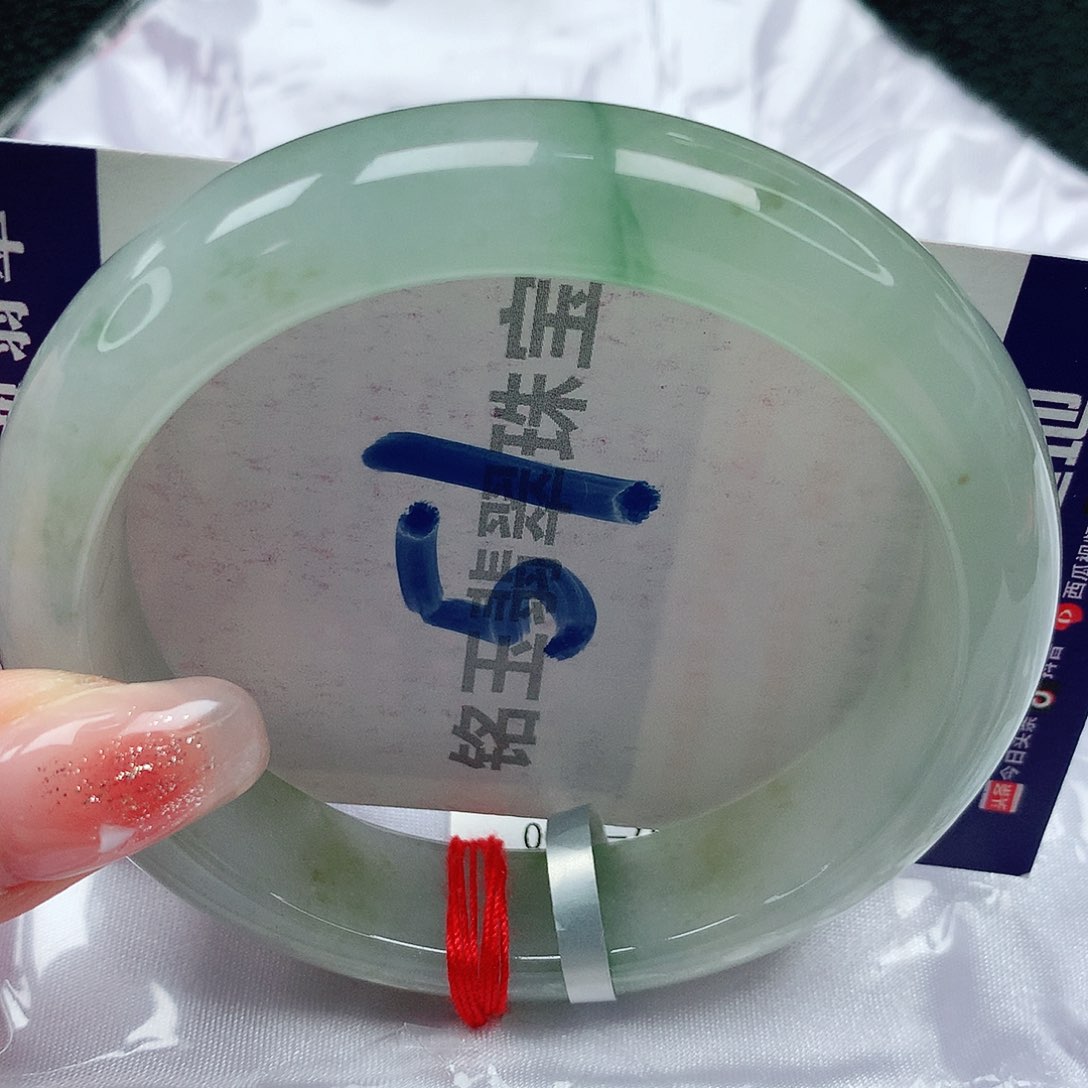 翡翠手镯未镶嵌缅甸天然a货翡翠57