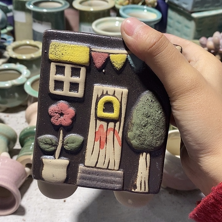 红陶【满10米包邮默认微瑕疵】一个浮力