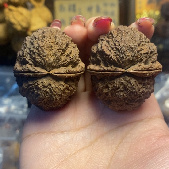 吊坠文玩核桃47地闷麒麟狮子头