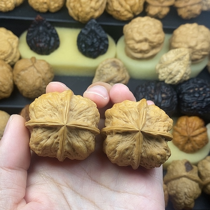 文玩核桃吊坠古玉四棱41