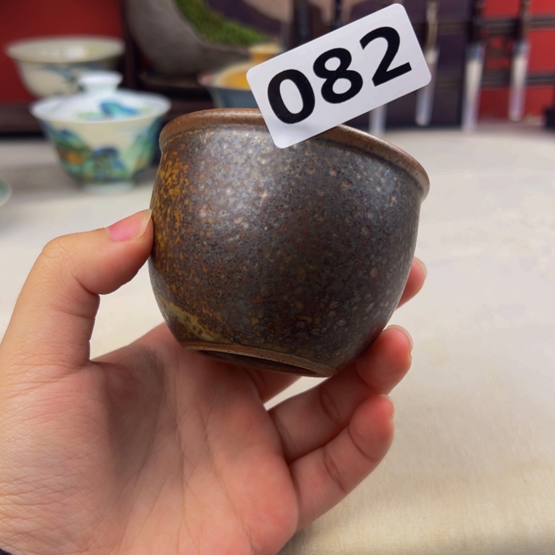 杯子纯手工柴烧主人杯