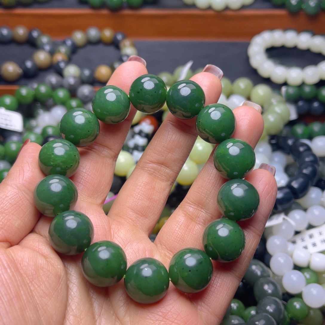 和田玉未镶嵌手链