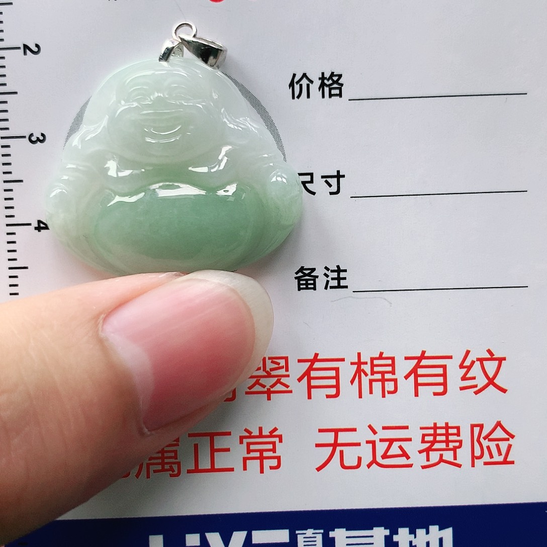 翡翠颈饰银S925镶嵌111111111