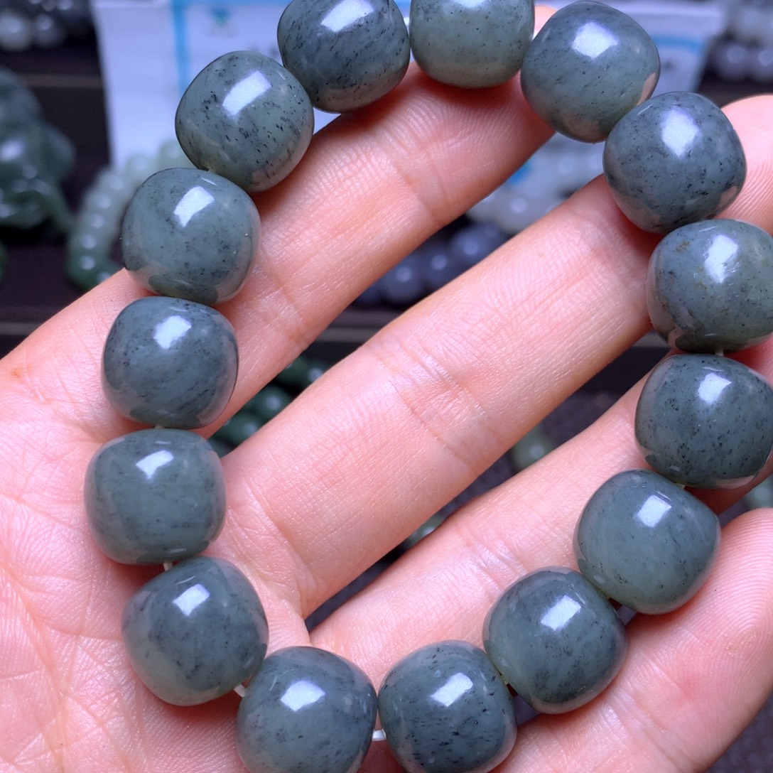 和田玉未镶嵌手串14