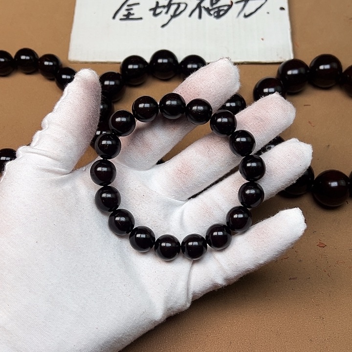 小叶紫檀手串/手链1.2*17 金星