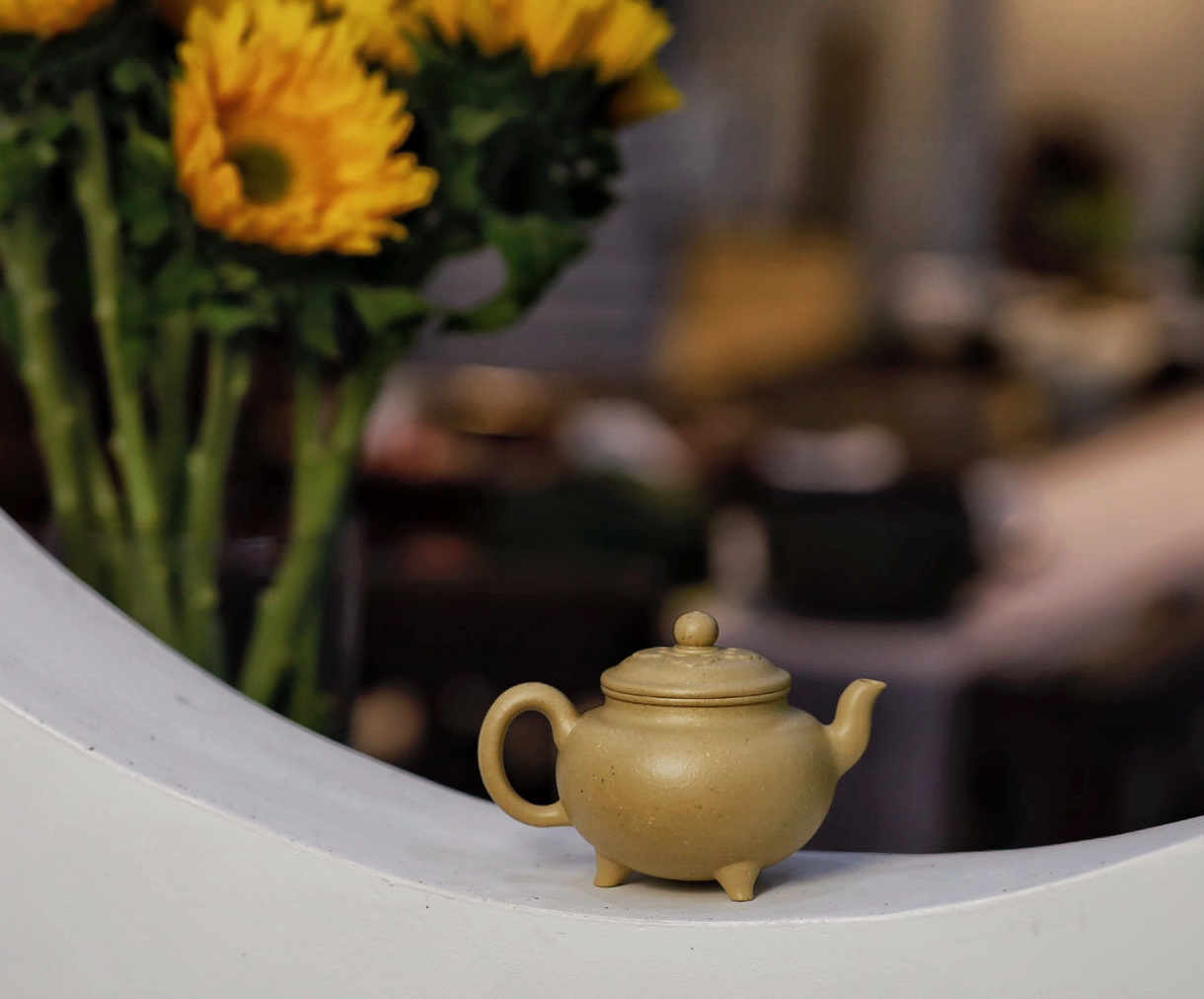 大彬如意本山绿泥精工半手190ml±，紫砂壶宜兴原矿本山泥料茶壶