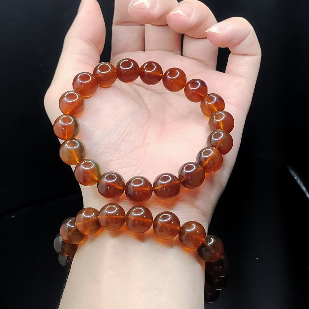 【康康严选】紫罗兰琥珀单圈手串K2【多样性发其一】约11mm+