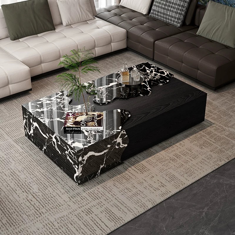 天然大理石储物客厅家用设计师款高档别墅小户型茶几现代简约新款