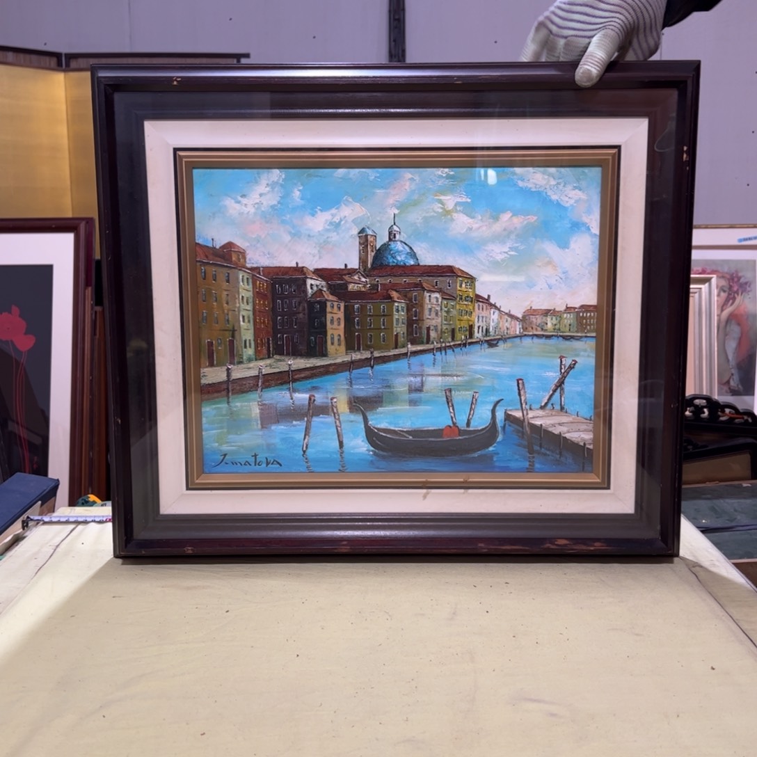 绘画M*T屏风框画茶空间设计