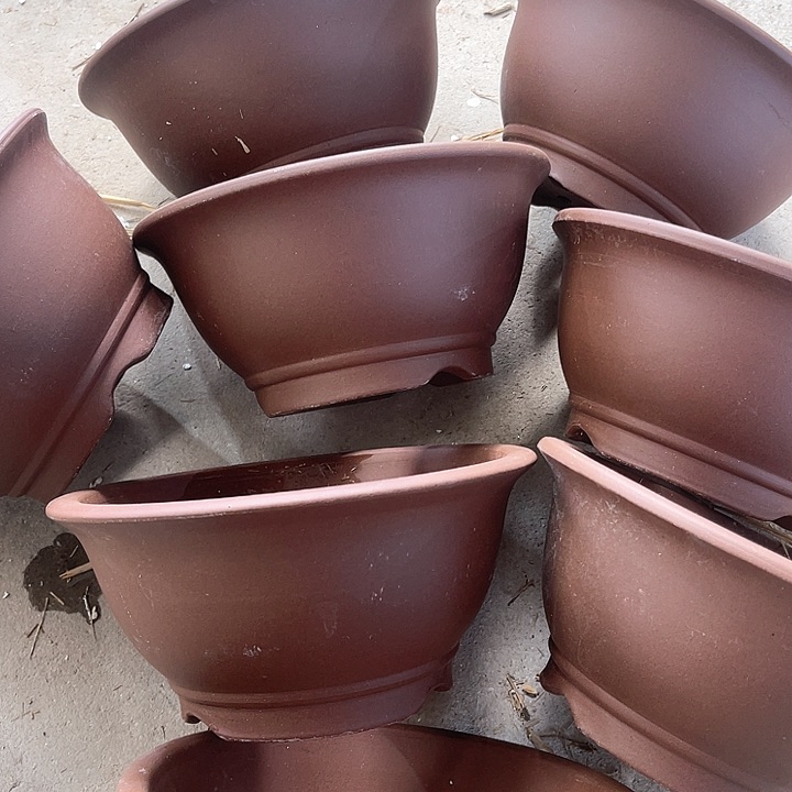 紫砂花盆100-8。20-9.5