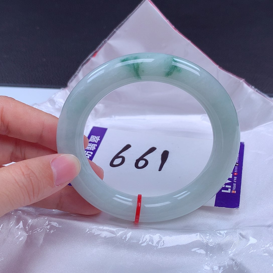 翡翠手镯未镶嵌手镯000033