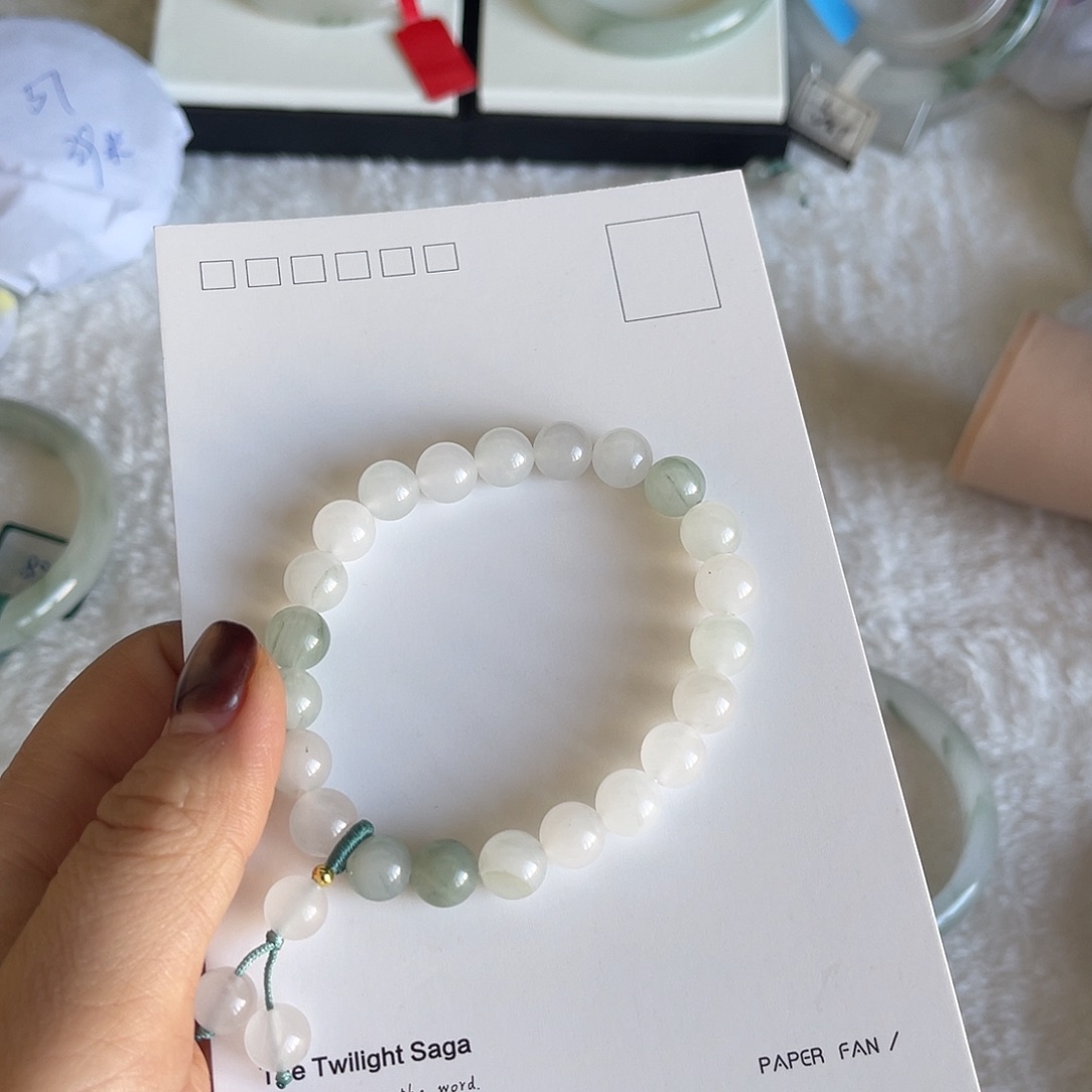 7***%石英质玉（金丝玉）未镶嵌手镯