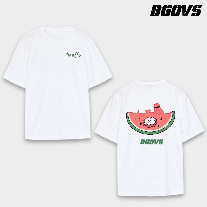 2025韩国夏季新品BGOVS羽毛球服男女速干吸汗暴汗科技T恤短袖两色