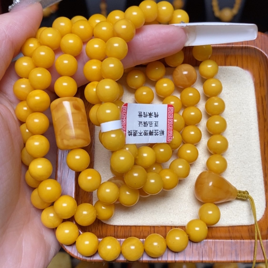 【闪购商品】蜜蜡手链未镶嵌手串