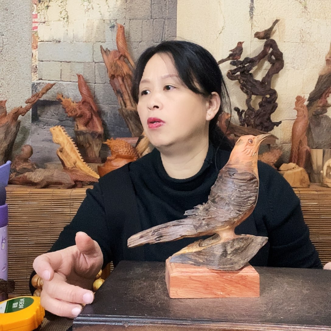 抹***珠松木琥珀木把喜鸟