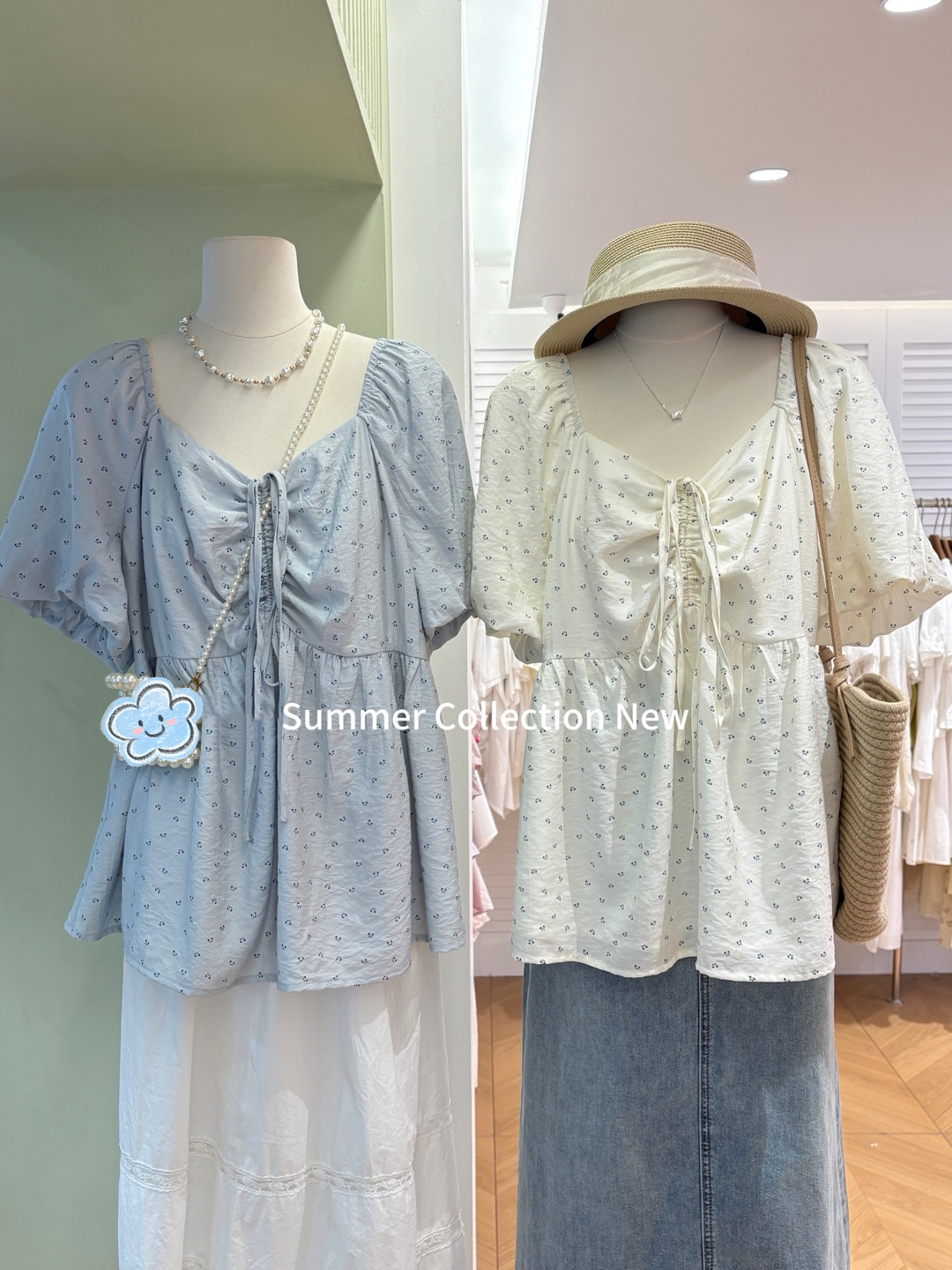 显瘦抽绳小衫6806