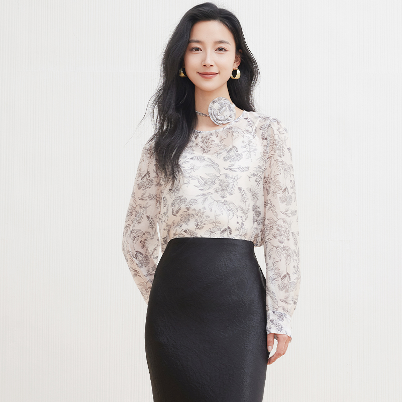 【尚雅】佳人苑衬衫秋季新款J432141