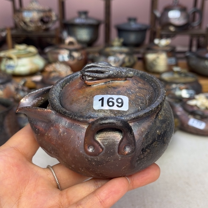 壶裸柴烧陶瓷茶具