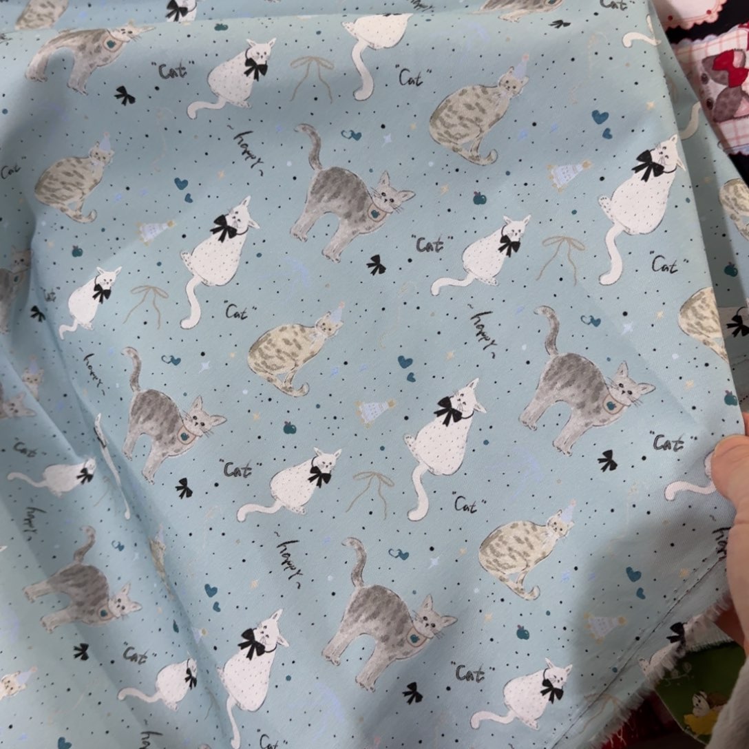 棉纯棉斜纹纱卡1米价X1.48米宽C跨年福利