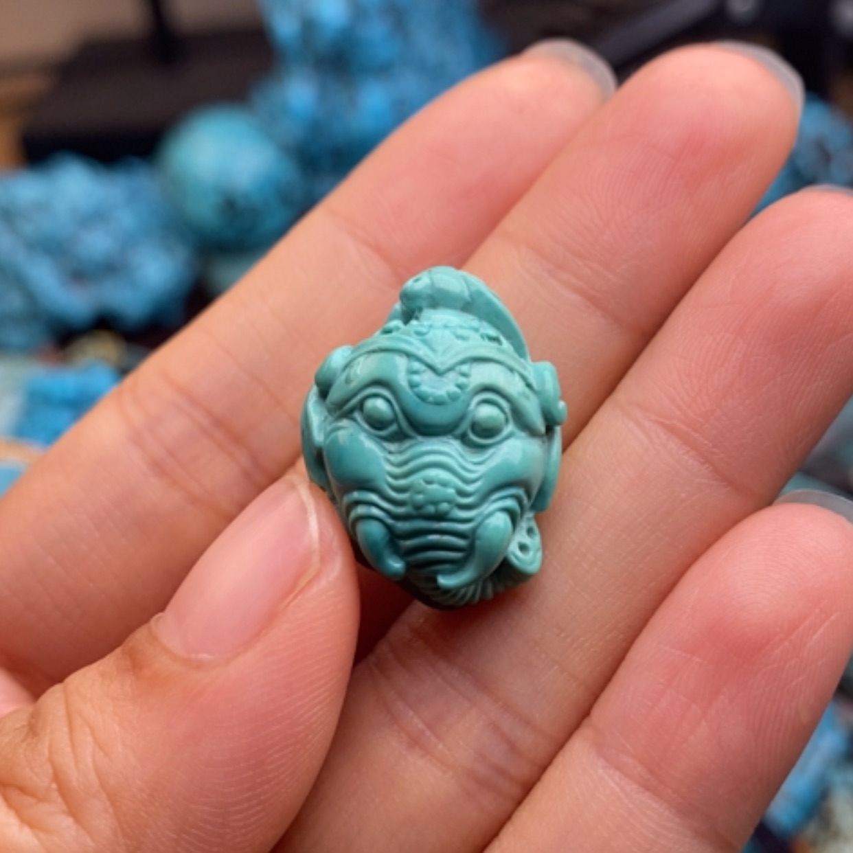 【闪购商品】绿松石珠宝半成品未镶嵌