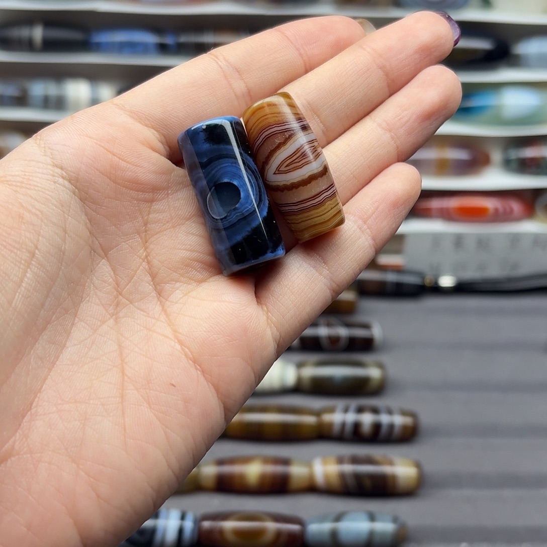 梵***道玛瑙/玉髓合金珠宝半成品