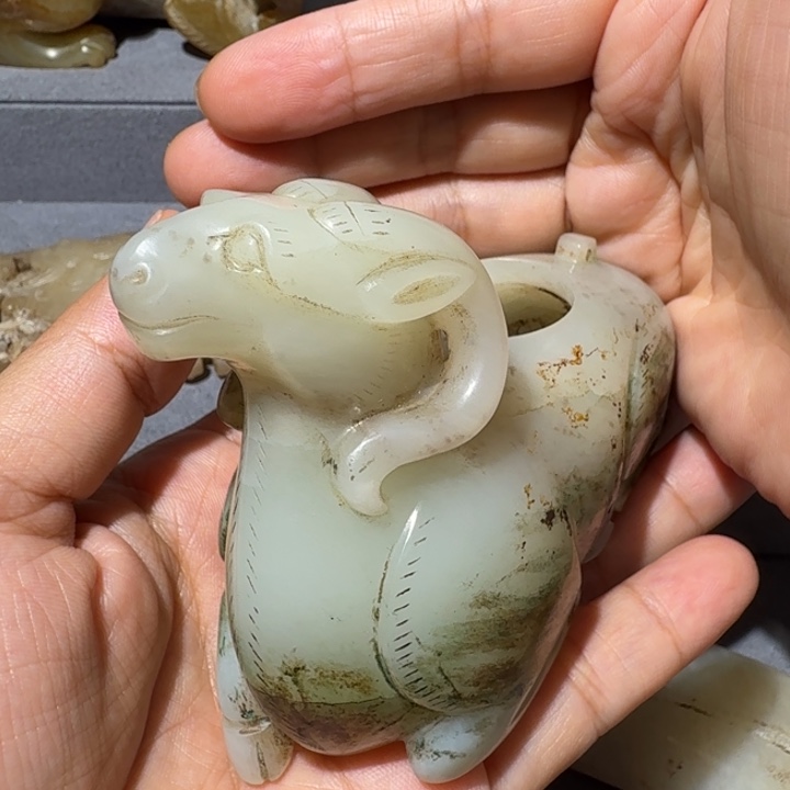 高***原未镶嵌和田玉挂件